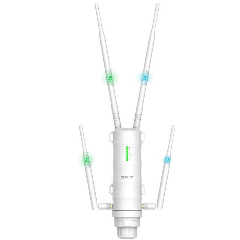 600mbps 1200mbps Wifi Repeater Access Point Wi Fi Mesh 500 m Outdoor Wireless Bridge CPE Waterproof Long Range Wifi Extender